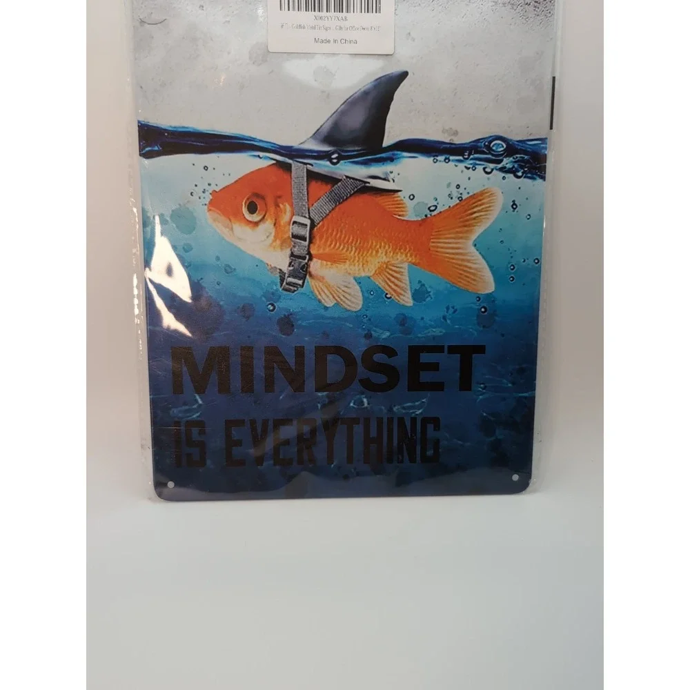 Mindset‎ Is Everything-Steel Decor Sign 12x8